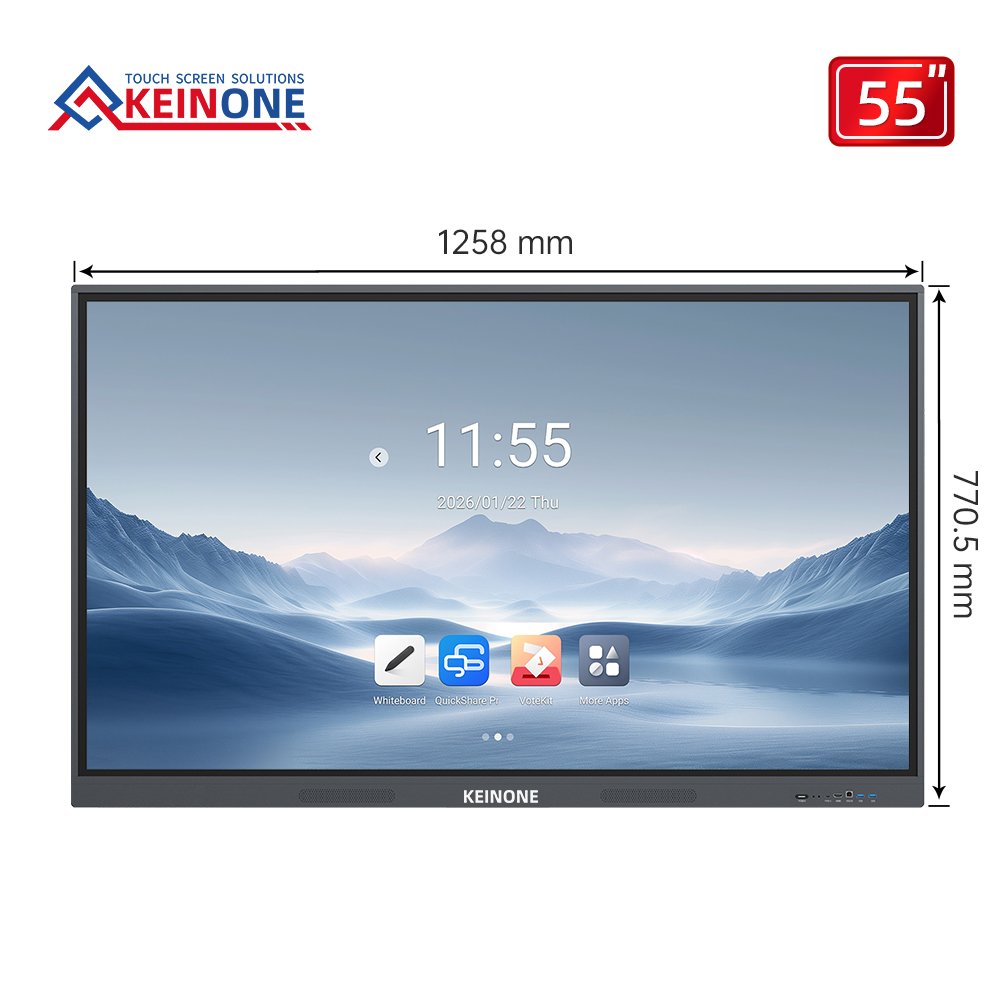 Keinone V100 (55 inci) Papan Tulis Pintar Inframerah All-in-One - dengan Kamera
